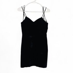 ▫️Rimini▫️Vintage Sexy Black Velvet Dress